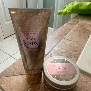 Bath & Body Works In The Stars Shimmering Body lotion and body butter